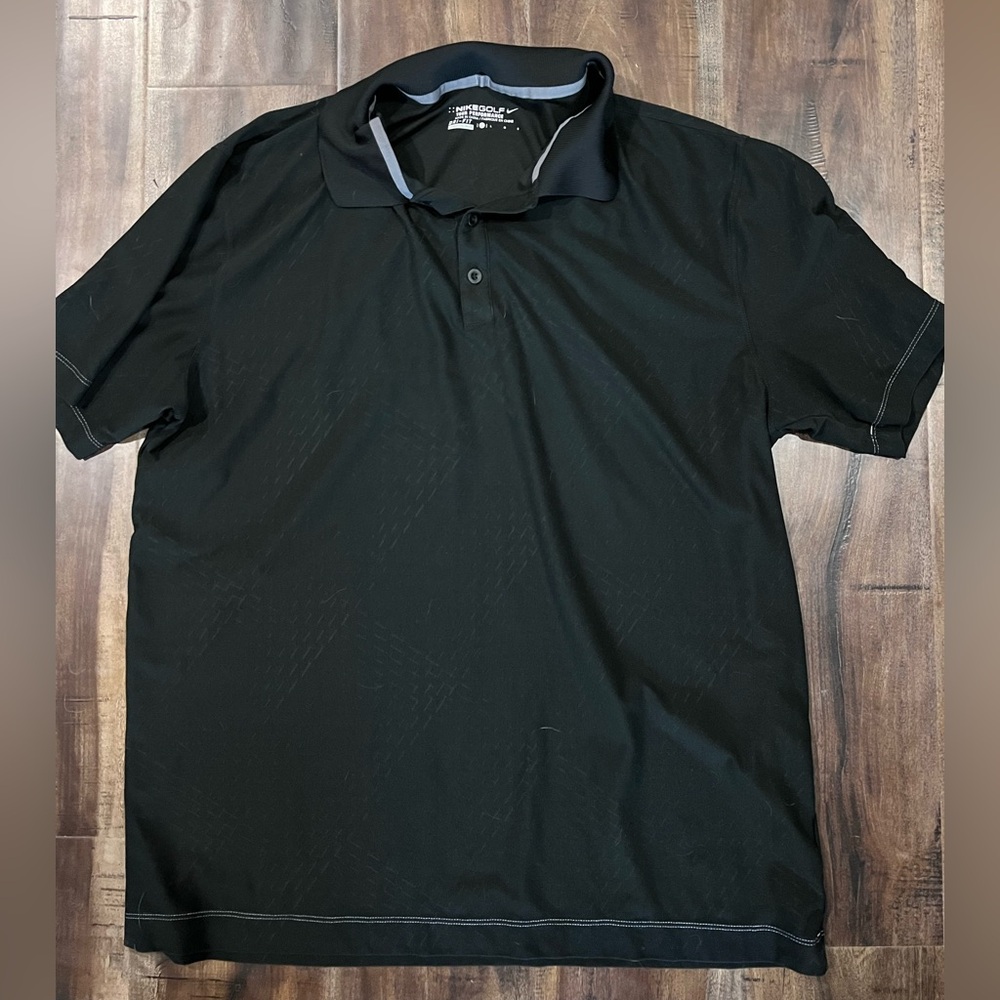 Nike Black Golf Polo